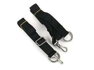Whitecap Industries S-0245BC Adjustable Dacron Bimini Straps 200cm  Black