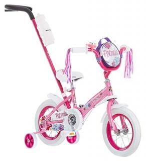 Schwinn Petunia Steerable Kids Bike Girls Beginner Bicycle 12-Inch Wheels Traini
