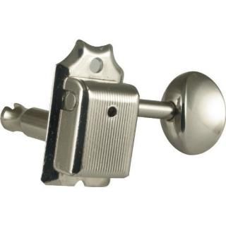 Gotoh Vintage Oval Knob Tuners Nickel 6-in-a-line