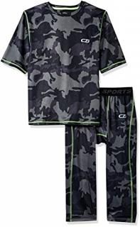 CB Sports Boys' Big 2 Piece Compression Set SR92-Multi 14/16