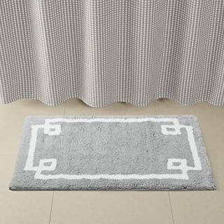 60cm x 100cm Grey - Evan Cotton Tufted Rug Grey 60cm x 100cm