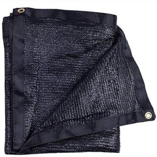 e.share 40% Black Shade Cloth Taped Edge with Grommets 20 ft X 20 ft