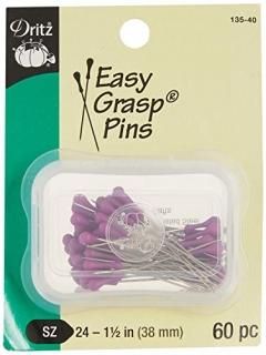 Dritz 135-40 Easy Grasp Pins  Purple by Dritz