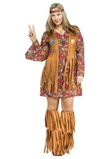 Peace and Love Hippie Plus Adult Costume ʿ¤Ȱҥåԡץ饹ͤΰ ϥ󥵥Plus 16-20