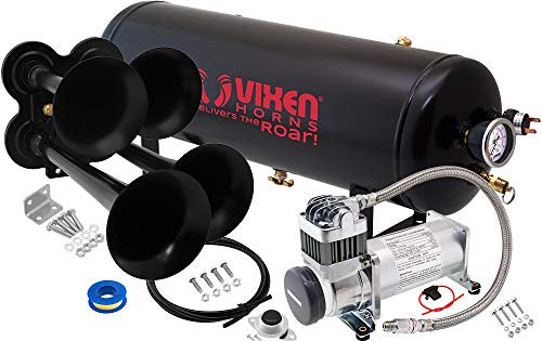 Vixen Horns Train Horn Kit for Trucks/Car/Semi. Complete Onboard