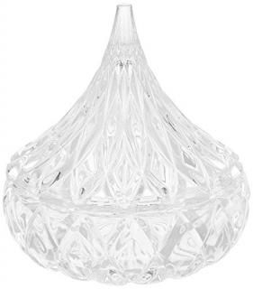 Godinger Crystal Famous Hersheys Kiss Crystal Candy Dish by Godinger