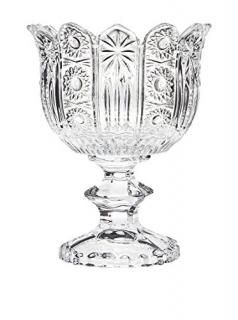 Godinger Pinwheel Footed Candy Dish 4.50Lx4.50Wx5.75H by Godinger Silver Art