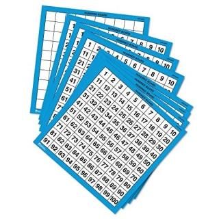 顼˥ ꥽Learning Resources Laminated Hundred Boards Set of 10 LER0375 