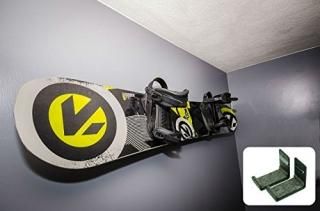 StoreYourBoard Snowboard Display Rack Naked Wall Rack Black 141