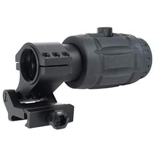 AT3 Tactical RRDM 3X Red Dot Sight Magnifier with Flip-to-Side Mount 