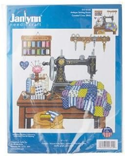 Antique Sewing Room Counted Cross Stitch Kit-12X12 14 Count 