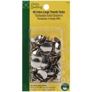 Dritz Quilting Extra Large Thumb Tacks-.625 65/Pkg 