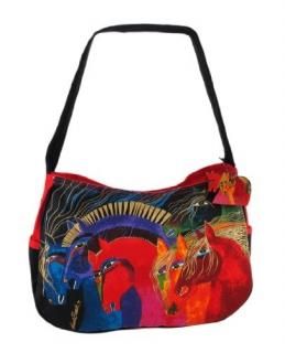 Medium Hobo Zipper Top 15X4-1/2X9-Wild Horses Of Fire 