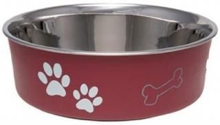 Loving Pets Bella Bowl for Pets Small Merlot by Loving Pets