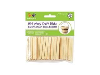 Mini Craft Sticks 2.125X.25 150/Pkg-Natural 