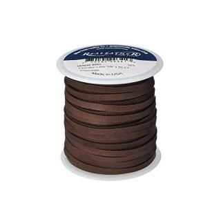 Deerskin Lace .125 Wide 50' Spool-Chocolate 
