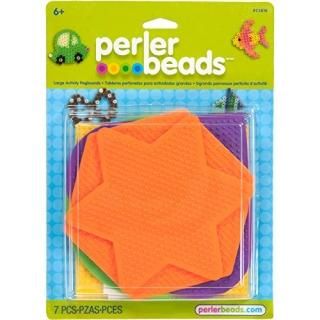 Perler Fun Fusion Pegboards 5/Pkg-Assorted Colors 