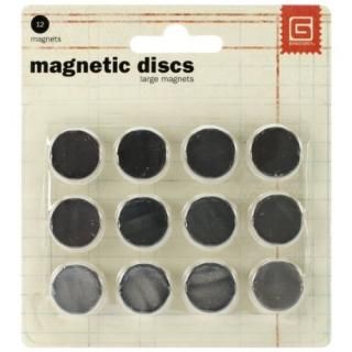 Magnetic Discs .625 12/Pkg-1/32 Thick 