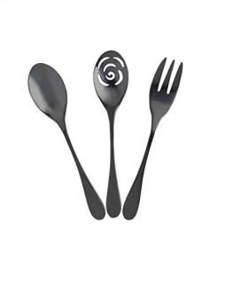 Knork 3-Piece Titanium 22cm 112 g Slotted Serving Spoon 22cm 101 g Meat Knork 22