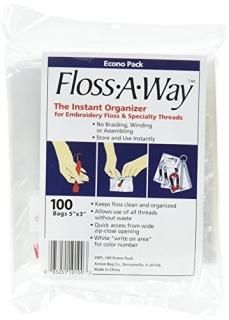 Floss-A-Way Organizer-3X5 100/Pkg 