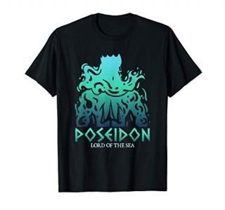Poseidon Trident T Shirt Greek Gods Lord Of The Sea T-Shirt