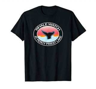 Funny Whale Watch at Percy Priest Lake Tennessee Tail Water T-Shirt
