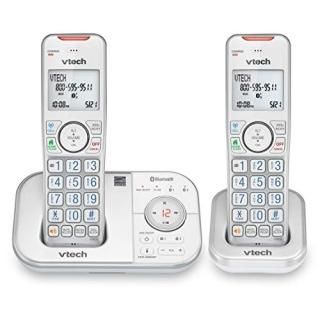 VTech VS112-27 DECT 6.0 Bluetooth 2 Handset Cordless Phone for Home with Answeri