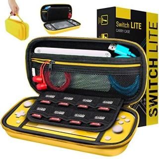 Orzly Case for Nintendo Switch Lite - Portable Travel Carry Case with Storage fo