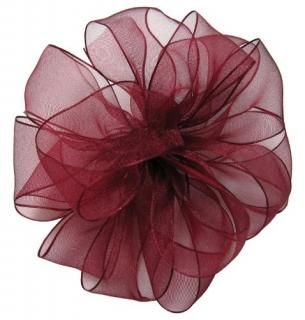 Offray Wired Edge Encore Sheer Craft Ribbon 1-1/2-Inch Wide by 25-Yard Spool Bur
