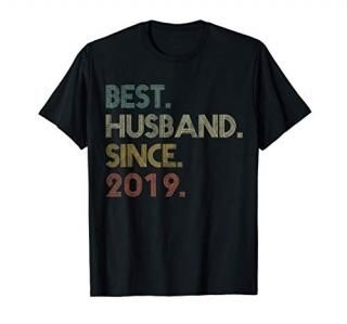 Mens Best Husband Since 2019 Epic 2nd Wedding Anniversary T-Shirt