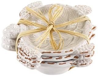 Mud Pie 107384 Turtle Shaped Dip Bowls Mini Set of 3 by Mud Pie