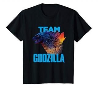 Kids Godzilla vs Kong - Official Team Godzilla Neon Kids T-Shirt