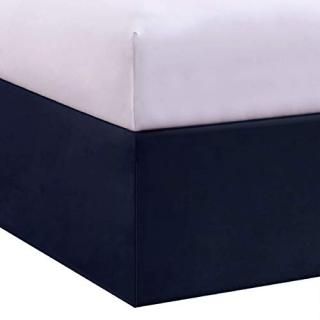Twin Navy - Levinsohn Magic Skirt Wraparound Tailored Bedskirt Twin Navy