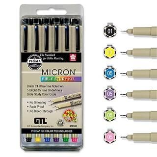 Pigma Micron Bible Study Kit 6pk