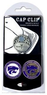 Team Golf 21847 Kansas State University Golf Ball Marker Hat Clip