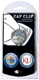 Team Golf 21747 Kansas Jayhawks Golf Ball Marker Hat Clip