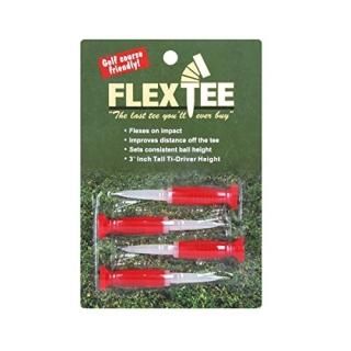 TourGear/Hireko FlexTee Flexible Golf Tees 4 Pack 3 product packaging may vary