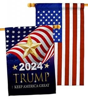 Ornament Collection 2020 Trump Keep America House Flag-Pack Patriotic Vote Presi
