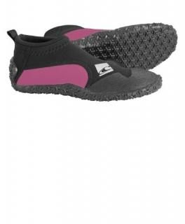 O'Neill Youth Reactor 2 2mm Reef Booties Black/Pink Small