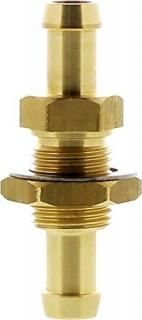 SeaSense Thru-Bulk Head Fuel Fitting 3/8-Inch Brass