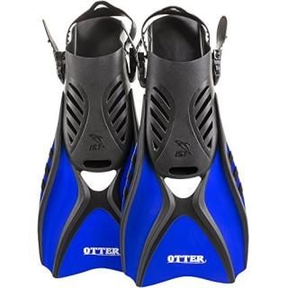IST FK31 Otter Trek Fins for Swimming Snorkeling Scuba Watersports Blue Medium S