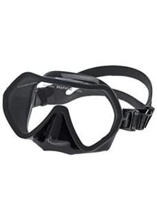 Riffe Frameless Mask for Freediving and Spearfishing Black w/Clear Lens
