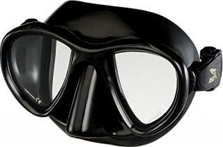 IST M-88 BLUETECH Twin Lens Scuba Diving Snorkeling Mask Black Silicone/Black