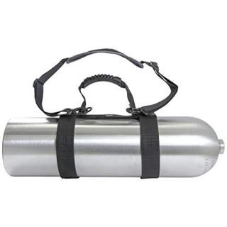 XS Scuba Deluxe Tank Carrier with Shoulder Strap Black by XS Scuba