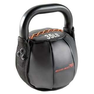 Bionic Body Soft Kettlebell with Handle - 10 15 20 25 30 35 40 lb. for Weightlif