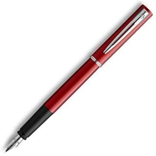 Waterman Graduate Allure Fountain Pen Red Lacquer Fine Nib Blue Ink Gift Box