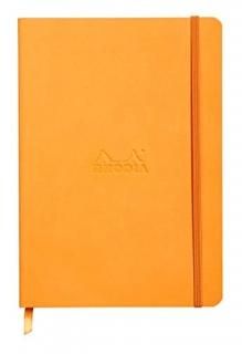 A5 Dot Orange - Rhodia Rhodiarama A5 Softback Notebook Dot - Orange