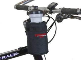 Bushwhacker Shasta Black - Insulated Bike Water Bottle Holder w/ 20 oz. BPA Free