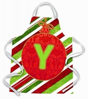 Carolines Treasures CJ1039-YAPRON Christmas Oranment Holiday Initial Letter Y Ap