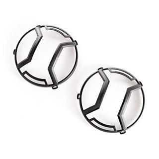 Rugged Ridge 11230.12 Elite Euro Guard Kit Headlight Textured Black; 07-18 Wrang